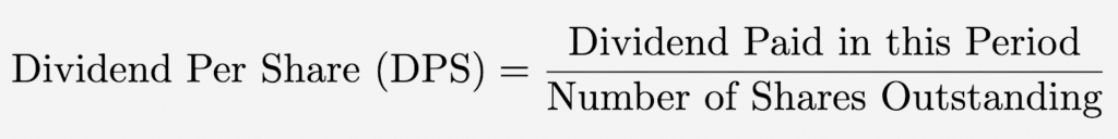 Dividend per Share Formula