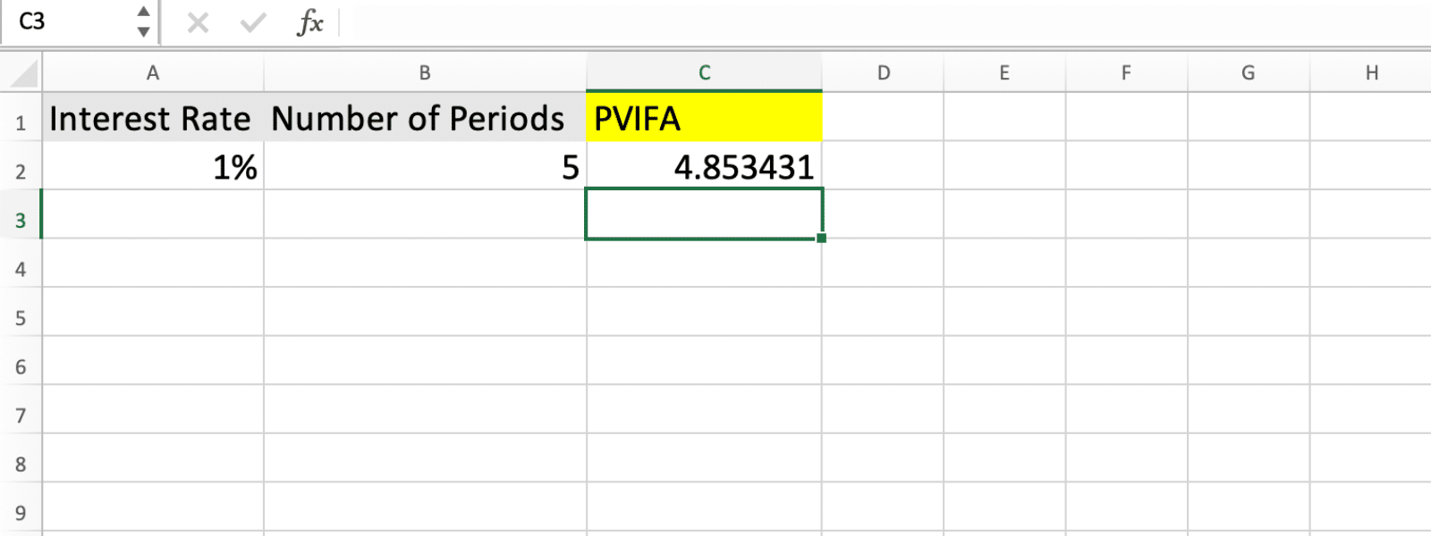 How to Calculate PVIFA in Excel - Canny Trading